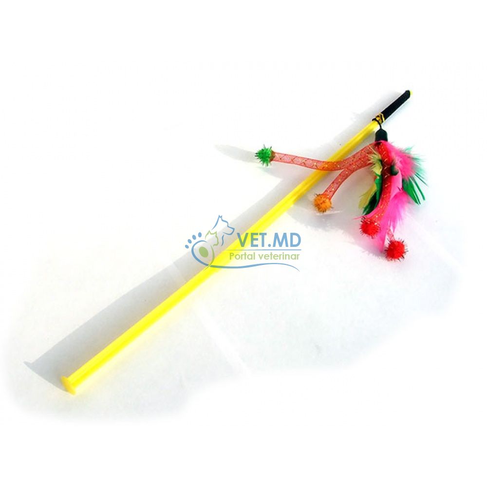 Tija cu Pene Galben 45cm